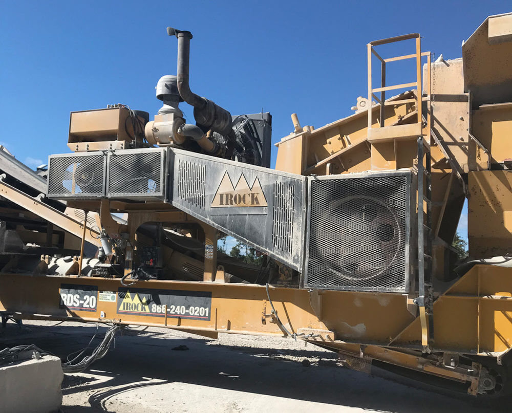 IROCK Crushers | Onsite Concrete Crushing